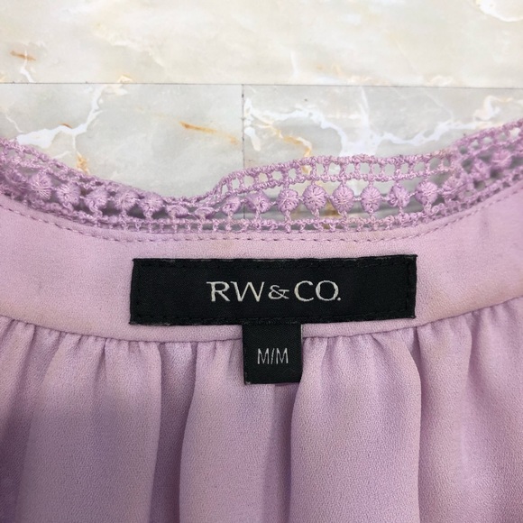 RW&CO Sleeveless Blouse Size M - Picture 3 of 7